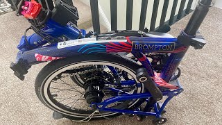 Brompton Team GB Bike Paris Olympics 2024 Special Edition P Line 12 Speed [upl. by Adai922]