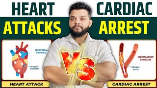 Cardiac Arrest Vs Heart Attack In Hindi  Heart Disease In Hindi [upl. by Aleck]