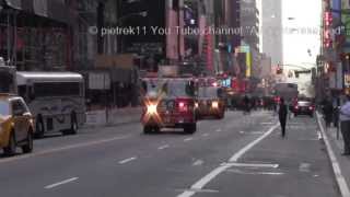 AIR HORN SOUND EFFECT Fire trucks responding FDNYEngine 54 amp Ladder 4 New York 2013 HD © [upl. by Robb373]