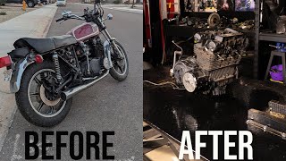 lets start fresh YAMAHA XS750 REBUILD PART 3 [upl. by Chelsae]