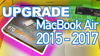 The Last Upgradable Mac How to Upgrade MacBook Air 20152017 Step by Step Process Samsung 1TB SSD [upl. by Grani]