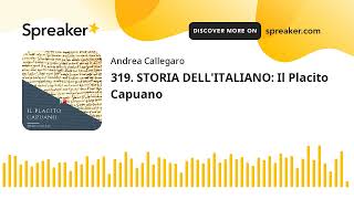 319 STORIA DELLITALIANO Il Placito Capuano [upl. by Barnes]