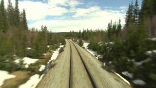 Cab Ride Norway  Trondheim  Bodø Spring Nordland Line [upl. by Radley602]