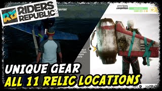 Riders Republic All Relic Locations Unique Funky Gear Locations [upl. by Hamimej]