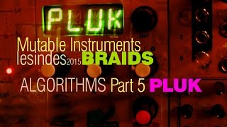 Mutable Instruments BRAIDS  Algorithms  Part 5 PLUK  SympleSeq [upl. by Yehudi905]