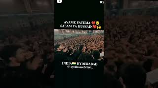 Ayame Fatema Salam ya Hussain ♥️🙌🥺 viralshotvideo like subscribe [upl. by Airdnassac]