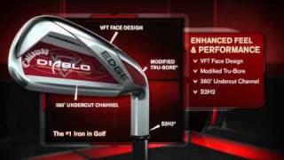 Callaway Diablo Edge Irons by Golfsupportcom [upl. by Nonnahsed]