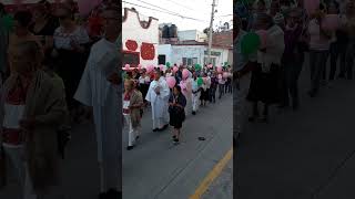 Inicio de los rosarios guadalupanos en Churintzio [upl. by Anitsahs]