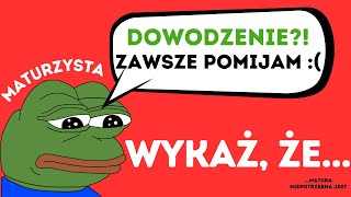 Dowodzenie dla HUMANISTÓW od podstaw Jakie typy dowodów spotkasz na maturze 202425 [upl. by Dorelle]