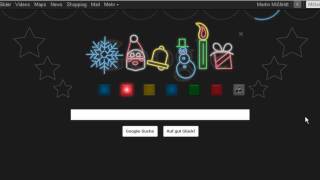 Happy Holidays  Xmas Google Doodle [upl. by Hazaki]