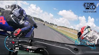 Onboard EDCO bike  Oschersleben 2024 Race 2 [upl. by Neom]