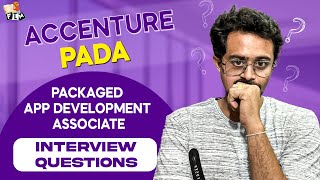 ACCENTURE PADA Role Recently Asked Interview Questions  Frontlinesmedia [upl. by Shelden]