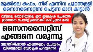 സയ്‌നസയ്റ്റിസ് എങ്ങനെ വരുന്നു ഇത് വരാതിരിക്കാൻ എന്തെല്ലാം ചെയ്യാം ഡോക്ടർ പറയുന്നു dr juhi das [upl. by Giacobo]