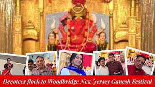 Devotees flock to Woodbridge New Jersey Ganesh Festival  India Abroad [upl. by Gran]