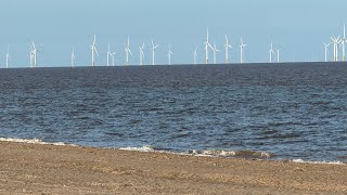 Afternoon walking on Winthorpe Beach Skegness [upl. by Nuaj]