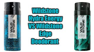 Comparison Between wildstone Hydra Energy And Wildstone Edge Deodorant  Hydra Energy VS Edge [upl. by Robson456]