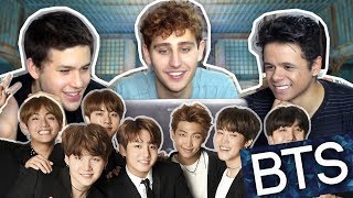 Nossa Primeira Vez BTS  FAKE LOVE  REACT  SAMARITANOS [upl. by Premer]