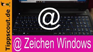 Wie mache ich ein  Zeichen WINDOWS TASTATUR [upl. by Jere]