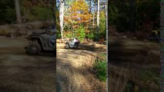 ATV trail riding Contoocook NH Bound Tree atv trails 102817 [upl. by Claud]