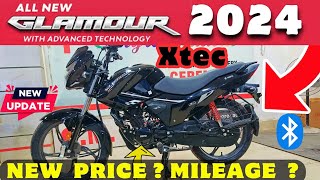 Hero Glamour Xtec 2024 Model New Feature Updated  Better Than SP 125 2024 Hero Glamour Bike price [upl. by Aiym194]