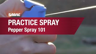 Pepper Spray 101  Practice Spray [upl. by Kelwunn956]