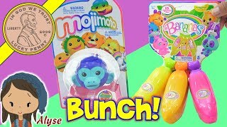 MojiMoto amp Banana Surprise Toys Just Peel amp Play [upl. by Assirec]