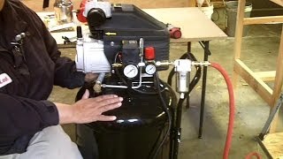 Air Compressor Line Setup and How to Use Air Tools for Beginners [upl. by Enilamme]