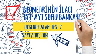 ACİL YAYINLARI GEOMETRİNİN İLACI SORU BANKASIÜçgende Alan Test 7 [upl. by Samot983]