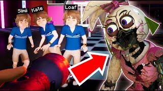 3 GREGORYS vs CHICA in FNAF MULTIPLAYER Security Breach Multiplayer Mod [upl. by Edahsalof892]