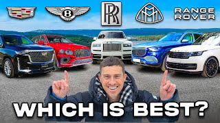 Cullinan v Range Rover v Maybach v Bentayga v Escalade ULTIMATE luxury SUV [upl. by Luemas91]