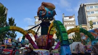 Aqua Riesen Polyp R Lauwers Oktoberfoor Kermis Oostende 2015 [upl. by Submuloc]