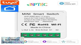 16A Wifi Smart Switch Smart Home Light Switches Module 2 Way Control Review [upl. by Renba891]