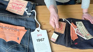 Levis LVC 1967 505 Selvedge Denim Jeans Review [upl. by Notlehs]