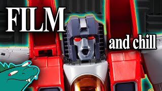 Jobby films his STARSCREAM  Transformers Masterpiece Review LIVE  Film and Chill [upl. by Vonny373]