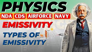 Emissivity  Types of Emissivity   Physics Class NDA CDS amp Airforce Exam  Turning Point [upl. by Sydelle641]