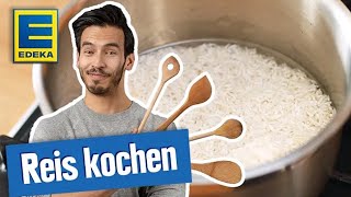 Reis kochen  Tutorial Basmatireis richtig zubereiten  EDEKA [upl. by Blinny857]