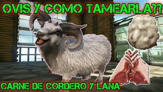 🐑OVIS  COMO TAMEARLAS ARK  LOST ISLAND [upl. by Haras]