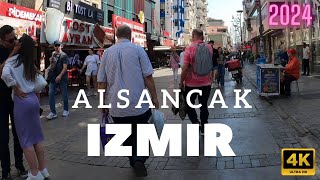 Izmır 🇹🇷 Alsancak Summer 2024 Walking Tour  4k UHD 60fps [upl. by Hnacogn]