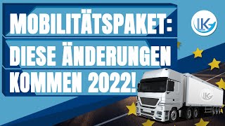 Mobilitätspaket Das ändert sich dieses Jahr 2022 [upl. by Eneleoj]