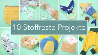 10 LastMinute Geschenke aus Stoffresten  Mega Verlosung – Teil 3 [upl. by Chane]