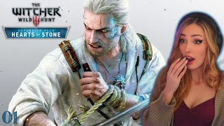 My FIRST EVER Witcher Expansion  The Witcher 3 Hearts of Stone DLC  First Playthrough  Part 1 [upl. by Onairot]