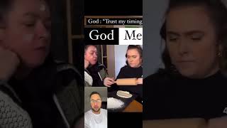 God vs Us funny humor jesus god shorts christian viral [upl. by Jayme]