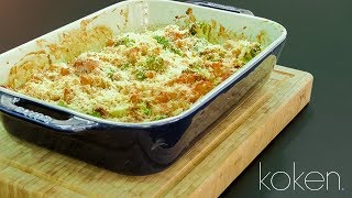 Receita de Macarrão com Frango Brócolis e Cogumelos [upl. by Ericha]