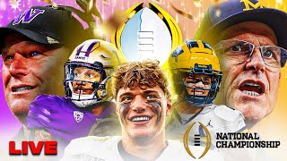 No 1 Michigan amp No 2 Washington CLASH in 2024 CFP National Championship [upl. by Aleahcim]