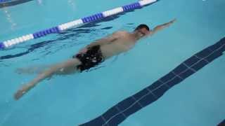 How to do front crawl side stroke [upl. by Haidej]