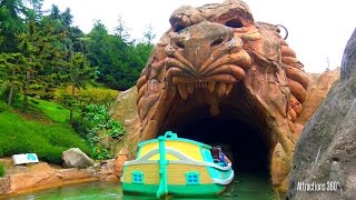 4K Disneyland Paris  Storybook Land Canal Boat Ride  Le Pays des Contes de Fées [upl. by Aihsatsan]