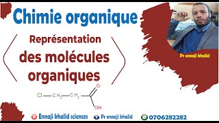 Représentation des molécules organiques chimie organique [upl. by Poppas]