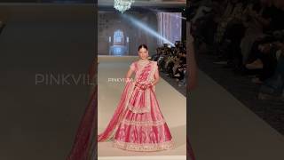 WHAT A STUNNER  Triptii Dimrii Walks The Ramp For Manish Malhotra  shorts bollywood fashion [upl. by Aved461]