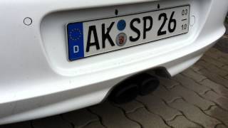 Porsche Boxster 987 asgsound Sportauspuff [upl. by Adila]