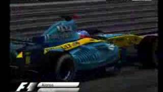 Formula one 05 monaco crash 4 [upl. by Trovillion]